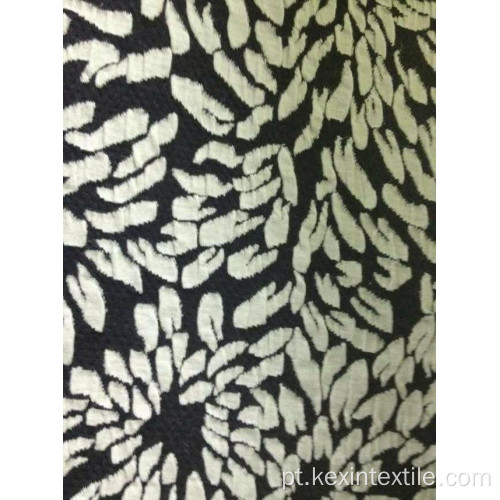 Flor de vestuário T / R Jacquard Shirting Fabric